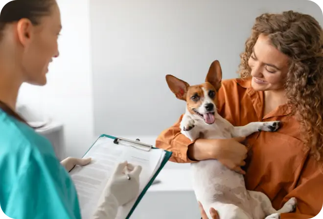 Visita fisiatrica per riabilitazione animale